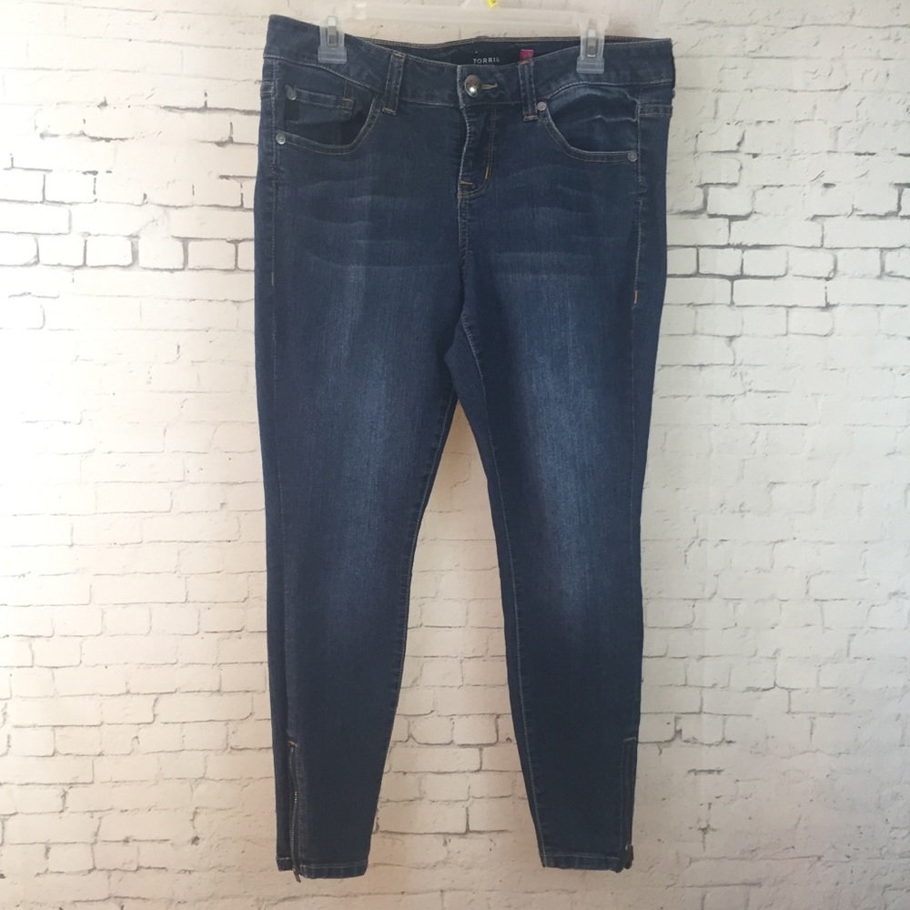 Torrid Denim Cropped Skinny Jeans Sz 12
